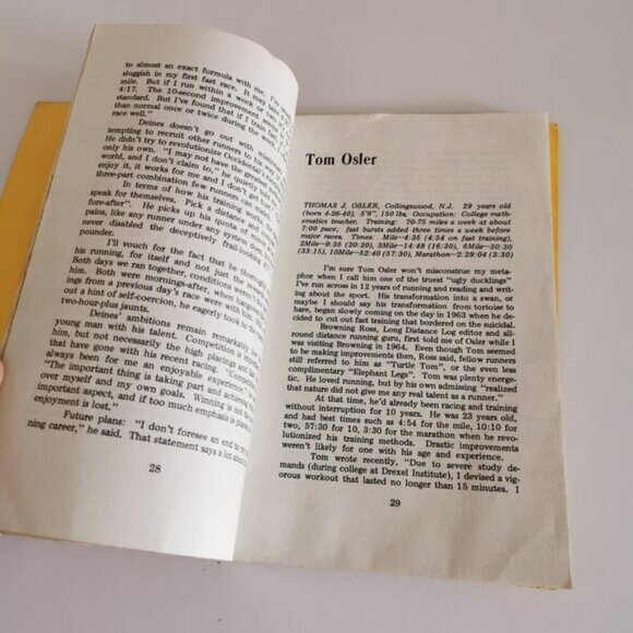 1976 Long Slow Distance Running Book DAMAGED Joe Henderson Marathon Training - Picture 9 of 10